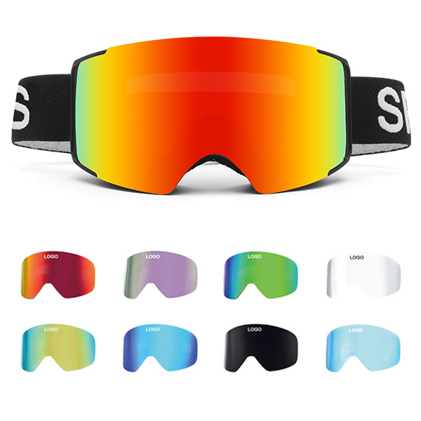 Lunettes de ski à la mode avec protection UV magnétique OTG Cylindre - Bang Long