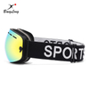 Lunettes de ski à protection UV miroir en TPU sans cadre