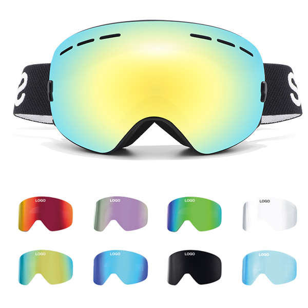 lunettes de ski colorées