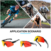 Lunettes de soleil polarisées miroir pour cyclisme VTT