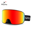 Lunettes de ski de neige miroir à double lentille de protection UV400