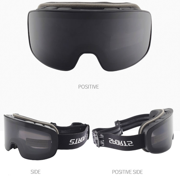 Masque de ski UV400 noir