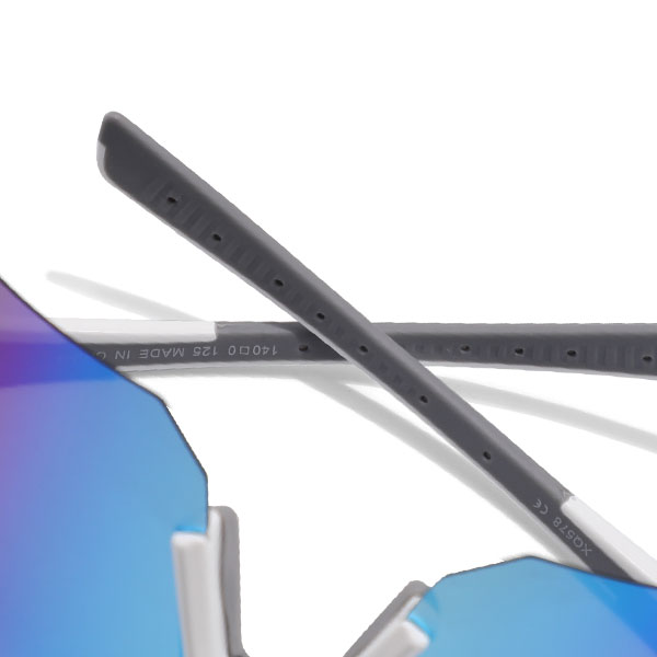 Lunettes de soleil de sport à demi-monture avec revêtement polarisé miroir VTT - Bang Long