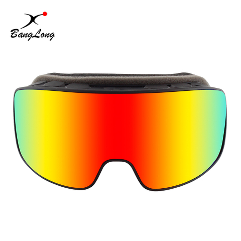 Lunettes de ski de neige miroir à double lentille de protection UV400