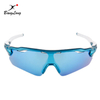 Lunettes de soleil de sport de cyclisme coupe-vent à demi-monture avec lentille HD 