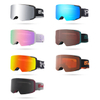 Lunettes de ski à la mode de protection UV magnétique de cylindre d'OTG 