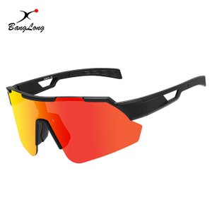 Lunettes de soleil polarisées miroir pour cyclisme VTT