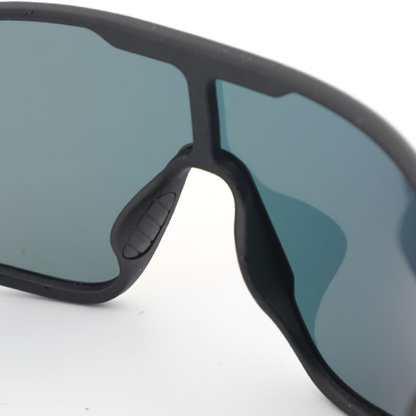 Lunettes de soleil de sport à monture complète avec verres miroir pour vélo - Bang Long