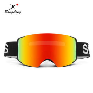 Lunettes de ski à la mode de protection UV magnétique de cylindre d'OTG 