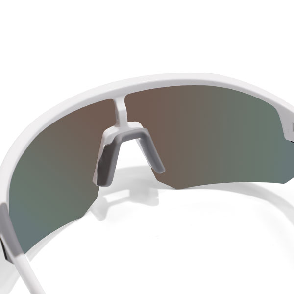 Lunettes de soleil de sport à demi-monture avec revêtement polarisé miroir VTT - Bang Long