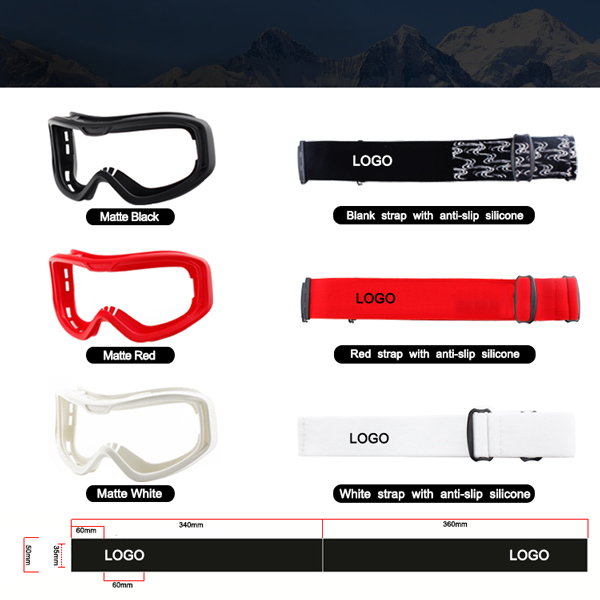 Mode sphérique magnétique pour lunettes de ski de snowboard - Bang Long