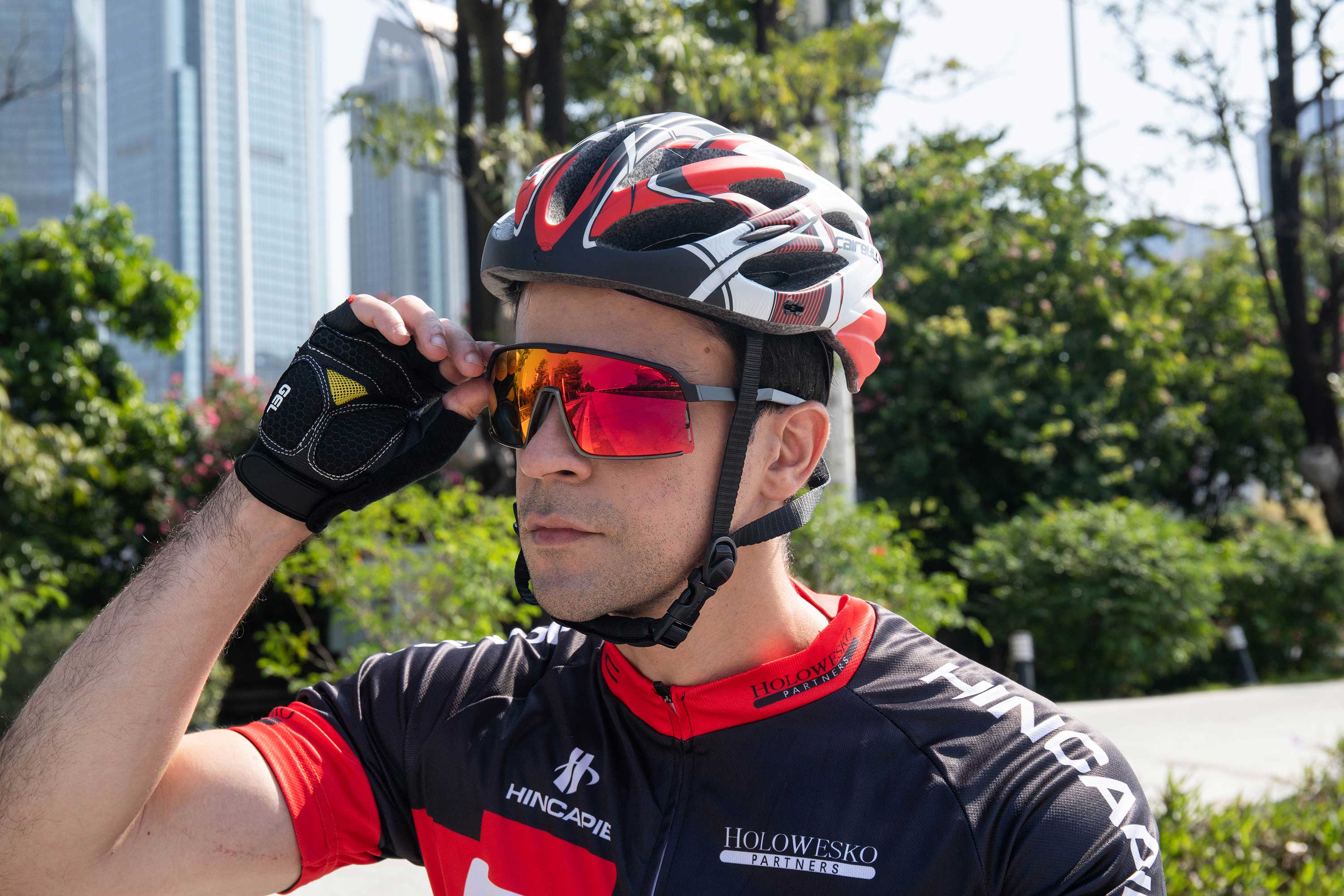 Lunettes de soleil de sport colorées anti-UV400 pour cyclisme - Bang Long