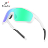 Lunettes de soleil de sport personnalisées polarisées miroir VTT plein cadre