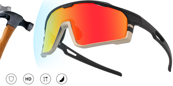 Lunettes de soleil de sport Elite Cycling pour des performances optimales - Bang Long