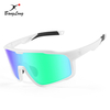 Lunettes de soleil de sport personnalisées polarisées miroir VTT plein cadre