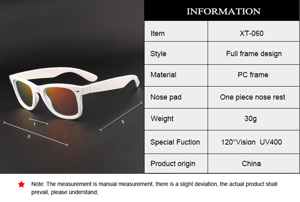 Lunettes de soleil mode TR90 Full Revo pour le quotidien - Bang Long