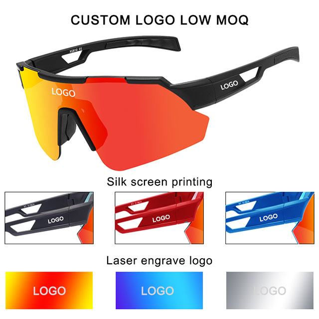 Lunettes de soleil polarisées miroir pour cyclisme VTT - Bang Long