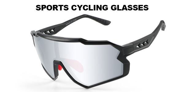 Lunettes de soleil de sport de cyclisme antireflet pour grandes têtes - Bang Long