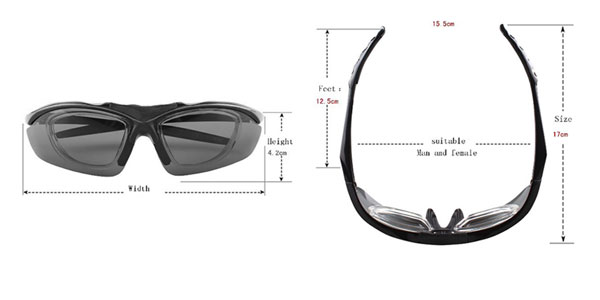 Lunettes de soleil sport à verres interchangeables multiples pour le cyclisme - Bang Long