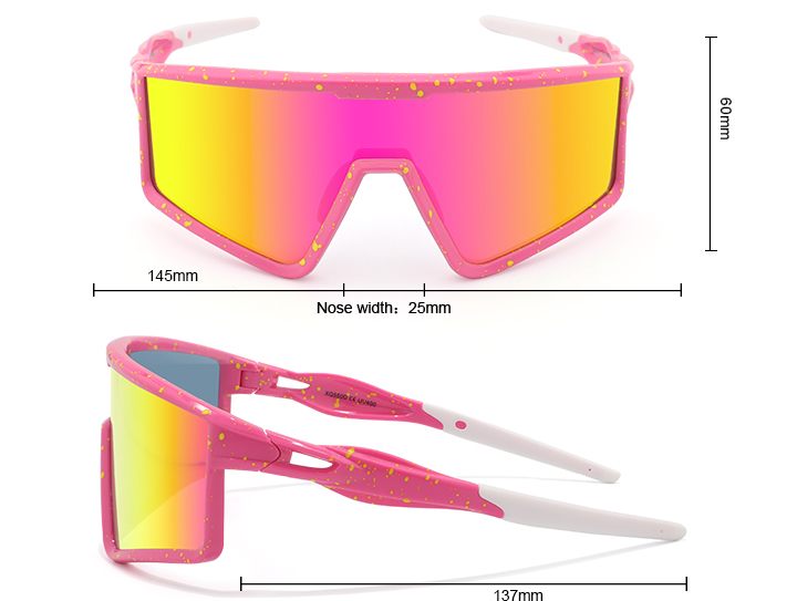 Lunettes de soleil VTT miroir avec vue magnifique - Bang Long