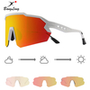 Lunettes de soleil sport unisexe anti-buée OEM avec lentille miroir pour le cyclisme