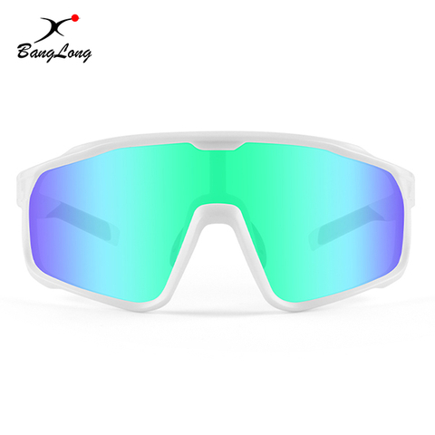 Lunettes de soleil de sport personnalisées polarisées miroir VTT plein cadre